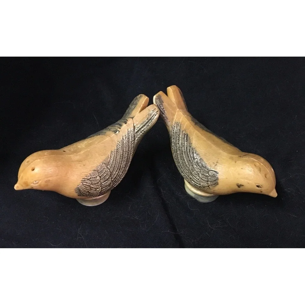 Vintage 1950's  Bird Salt and Pepper‎ Shakers Hong Kong Plastic